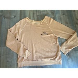 MATE the label no rain no flowers pullover sweater